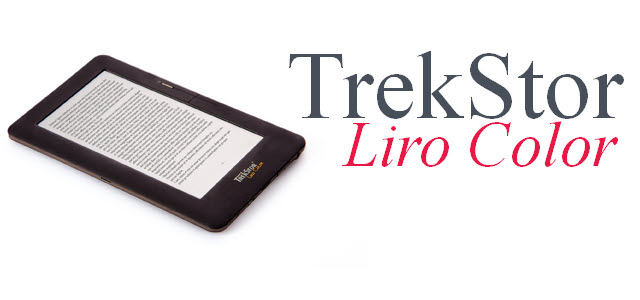 eBook Reader TrekStor Liro Color mit WLAN und Android 2.1