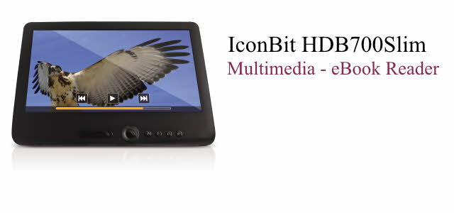 IconBit HDB700Slim – Multimedia eBook Reader