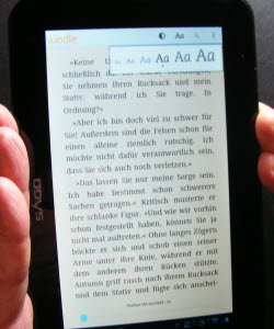 Odys Xelio mit Kindle Lese-App - Tablet als eBook Reader