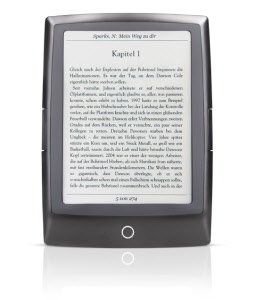 Bookeen Cybook Odyssey Front Textansicht