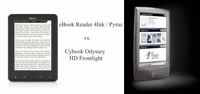 eBook Reader 4ink oder Cybook Odyssey Frontlight HD