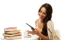 Frau / eBooks / Bücher / eBook Reader