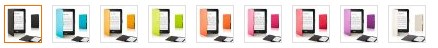 Forefront Cases® Lederetuis Shell Hülle für den Kindle Voyage - Farbvarianten