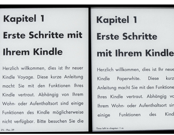 Kindle Paperwhite und Kindle Voyage