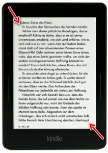 Wie man einen Screenshot mit dem Kindle Voyage macht