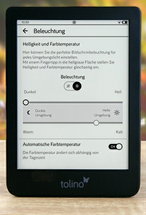 tolino shine 3 mit smatLight für augenfreundliches Lesen