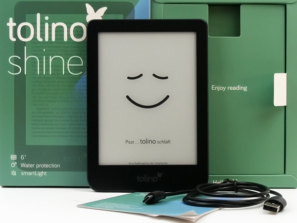 tolino shine 4 & Verpackung